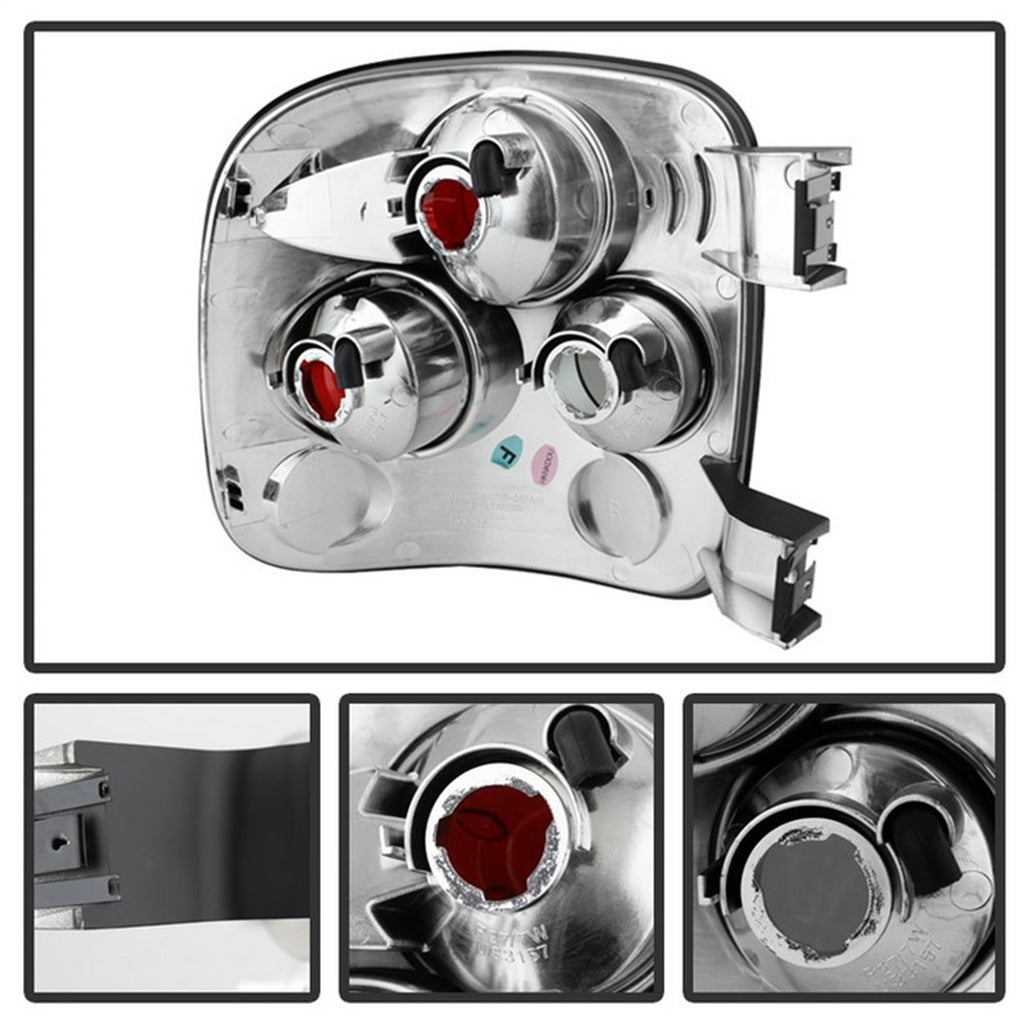 Spyder Auto 5078070 Euro Style Tail Lights Fits 99-04 Silverado 1500