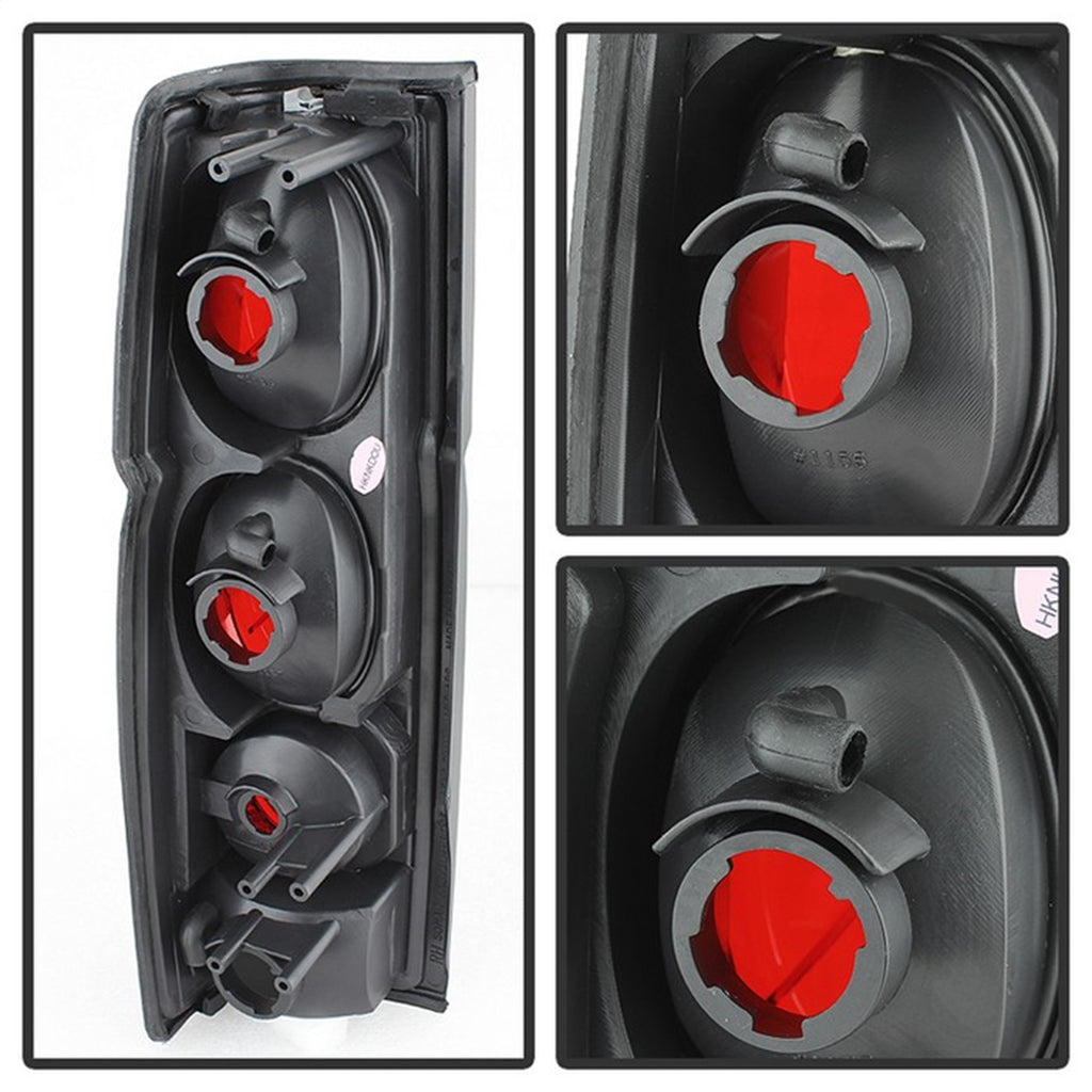 Spyder Auto 5078216 Euro Style Tail Lights Fits 86-97 D21 Pickup (Hard Body)