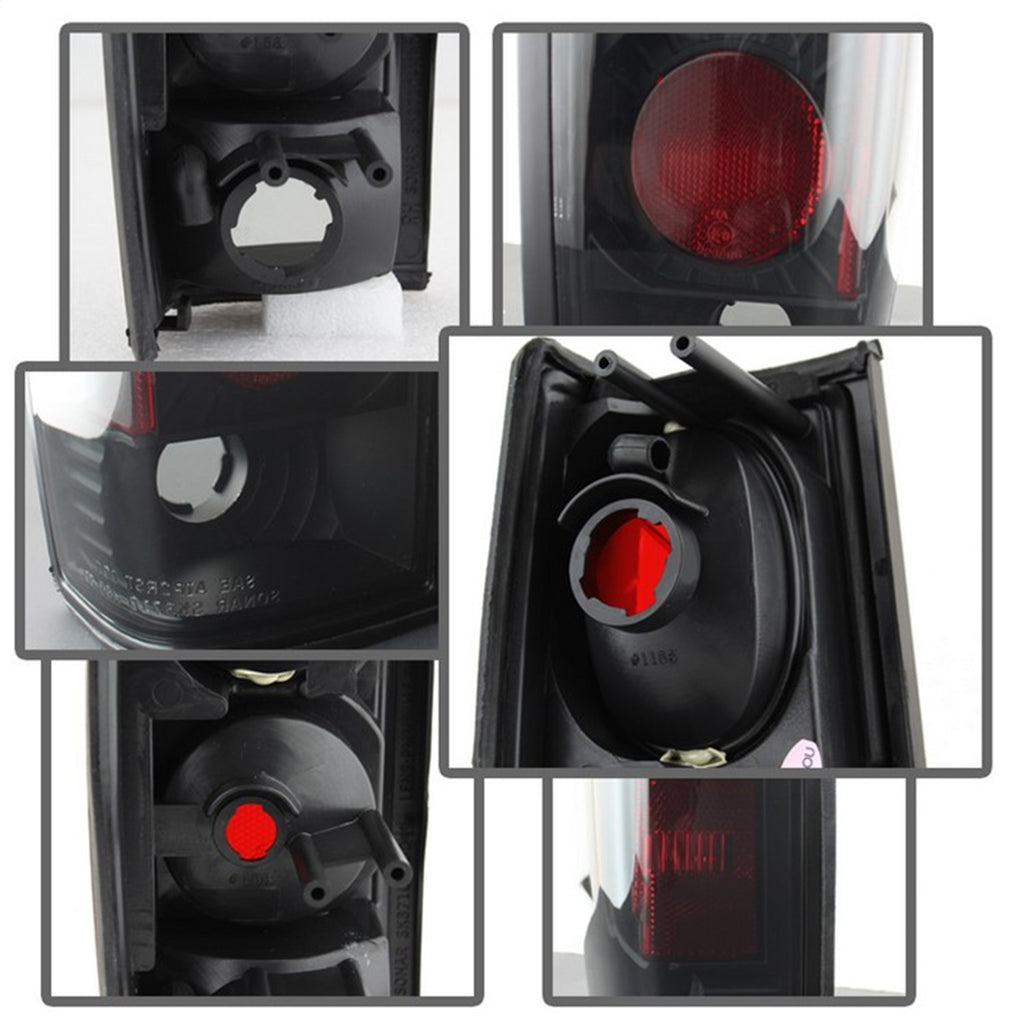 Spyder Auto 5078216 Euro Style Tail Lights Fits 86-97 D21 Pickup (Hard Body)