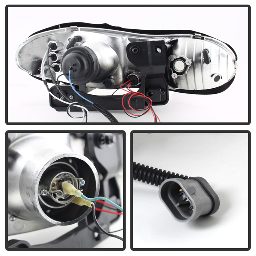 Spyder Auto 5078261 Halo LED Projector Headlights Fits 98-02 Camaro
