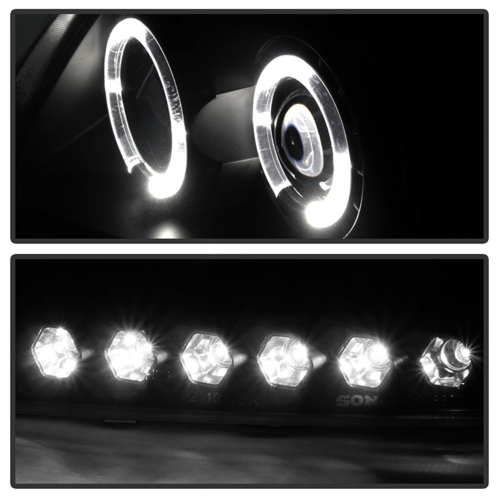 Spyder Auto 5078445 Halo LED Projector Headlights Fits 97-03 Expedition F-150