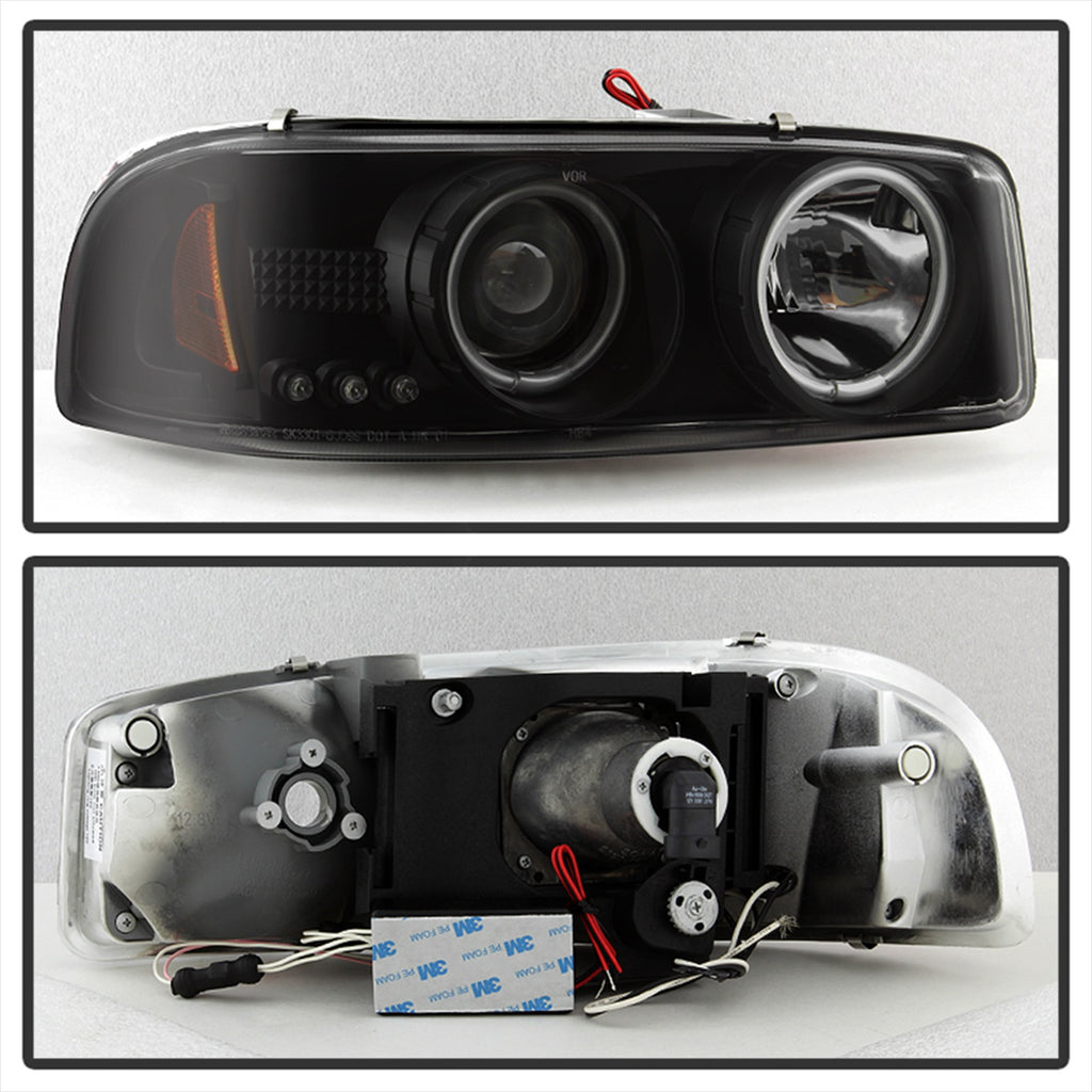Spyder Auto 5078704 CCFL Halo LED Projector Headlights