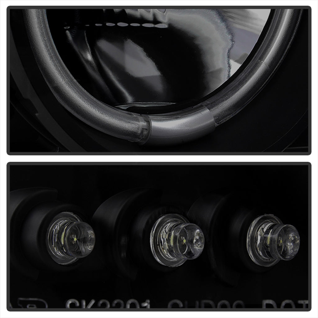 Spyder Auto 5078704 CCFL Halo LED Projector Headlights