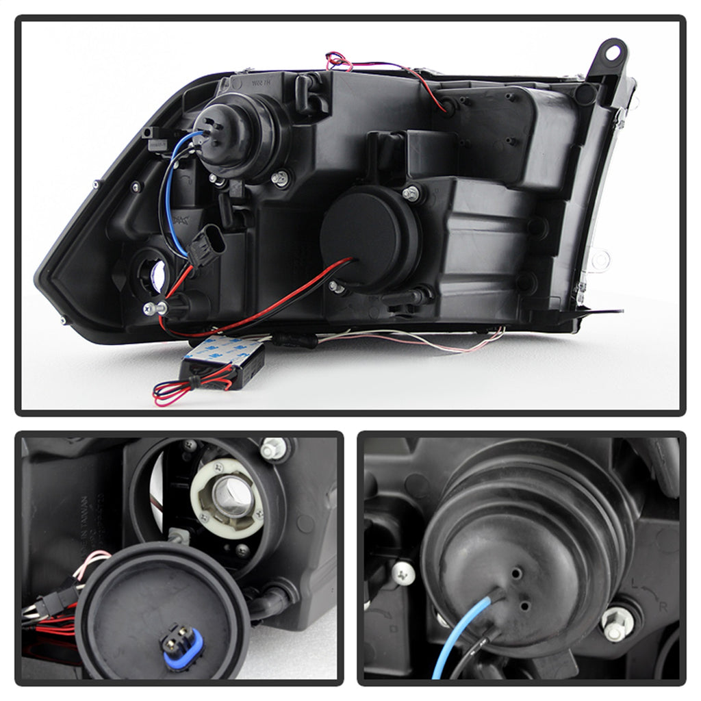 Spyder Auto 5078810 CCFL Halo LED Projector Headlights