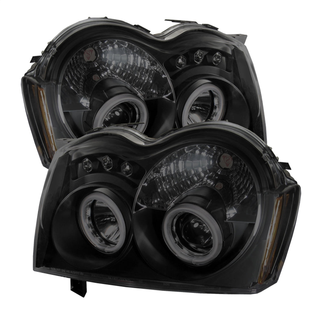 Spyder Auto 5078957 CCFL Halo LED Projector Headlights Fits 05-07 Grand Cherokee
