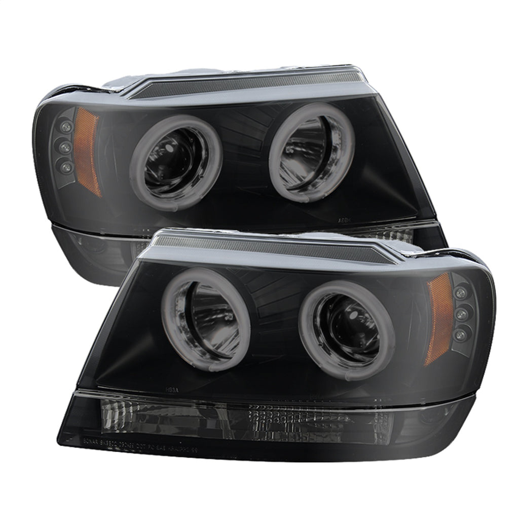 Spyder Auto 5078964 CCFL Halo LED Projector Headlights Fits 99-04 Grand Cherokee