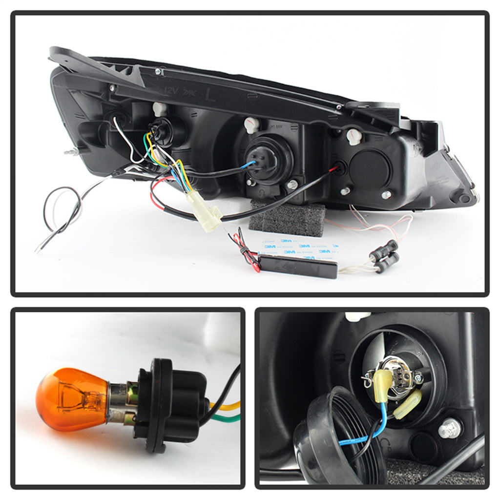 Spyder Auto 5079008 CCFL Halo LED Projector Headlights Fits 05-08 G6