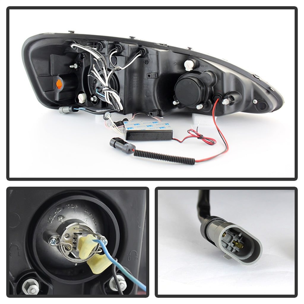Spyder Auto 5079015 CCFL Halo LED Projector Headlights Fits 04-08 Grand Prix