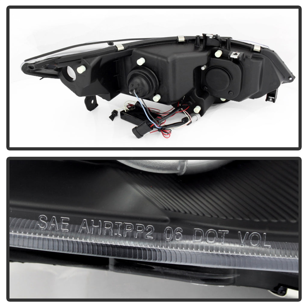 Spyder Auto 5079565 CCFL Halo Projector Headlights Fits 06-08 Civic