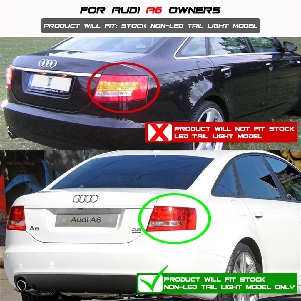 Spyder Auto 5079602 Light Bar LED Tail Lights Fits 06-08 A6