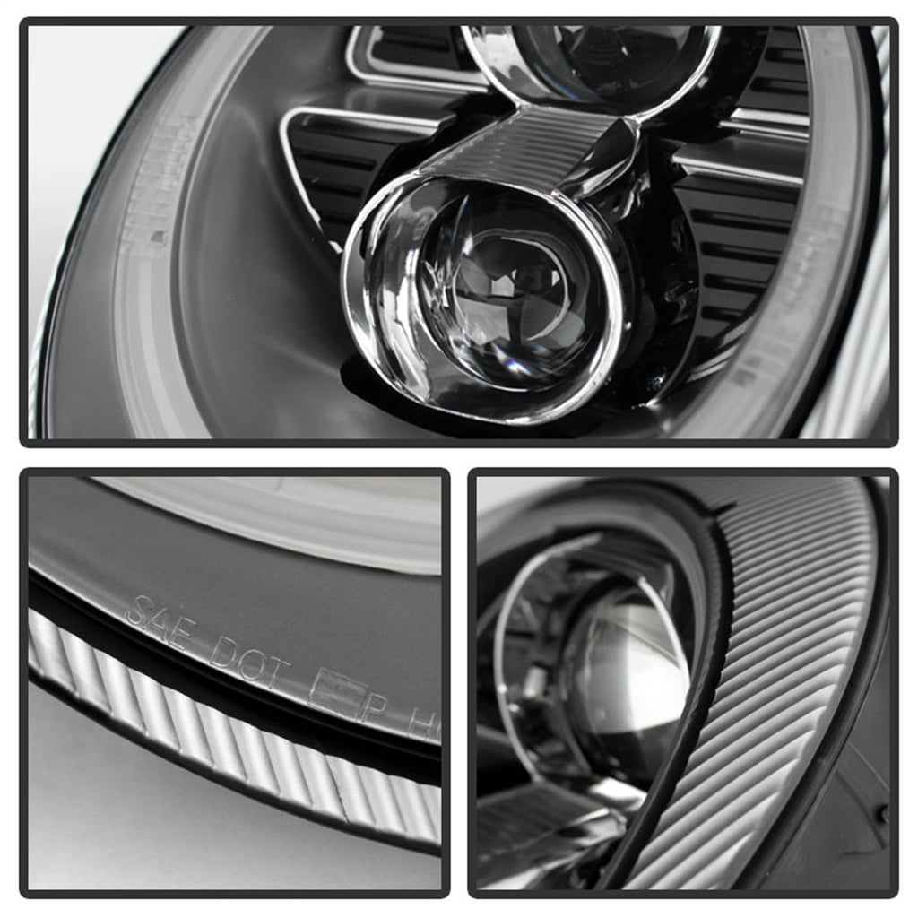 Spyder Auto 5080080 DRL LED Projector Headlights Fits 05-09 911
