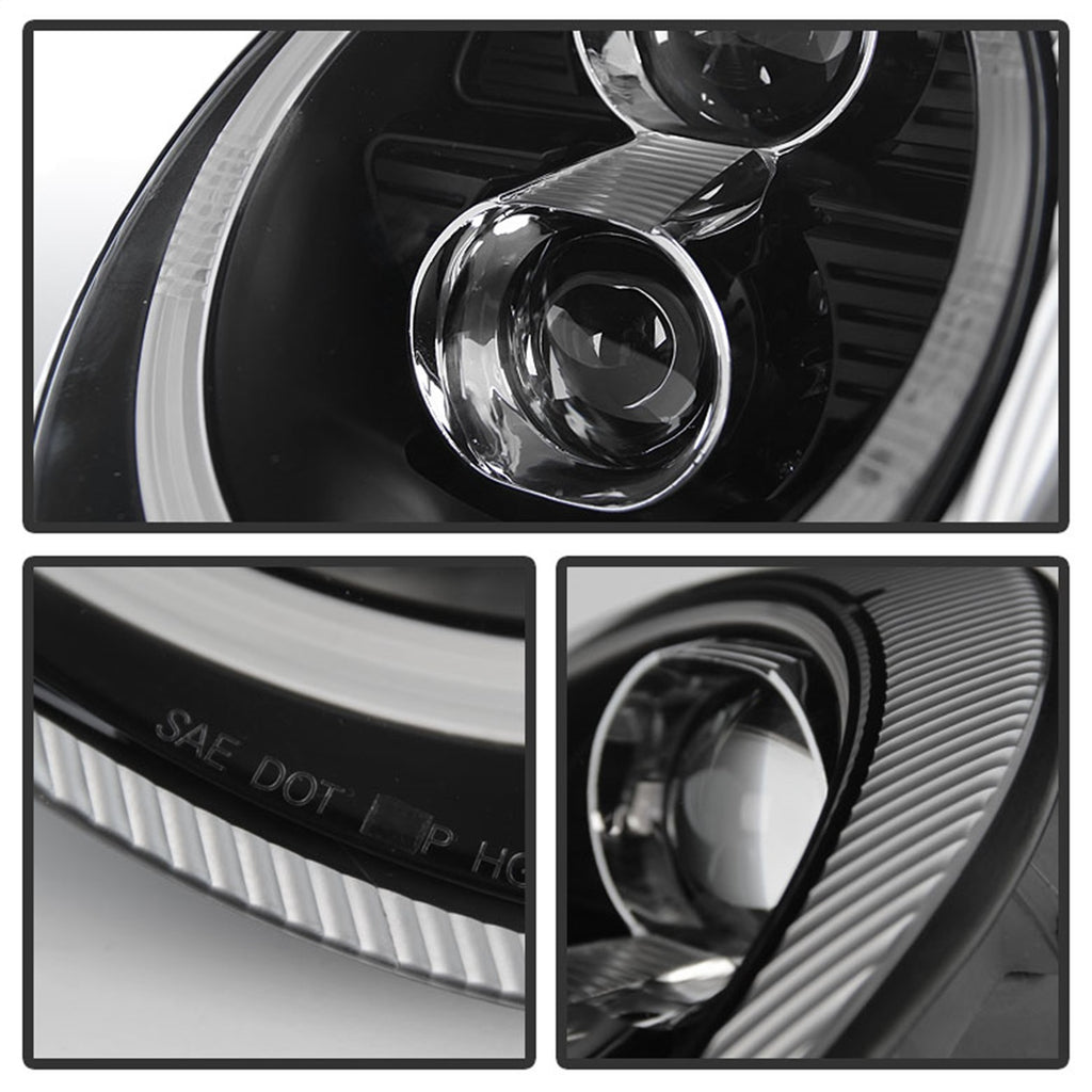 Spyder Auto 5080103 DRL LED Projector Headlights Fits 05-09 911