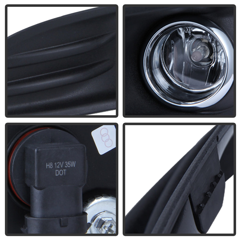 Spyder Auto 5080325 Fog Lights Fits 14-19 Fiesta