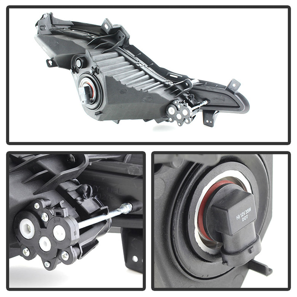 Spyder Auto 5080462 Fog Lights Fits 14-16 Elantra