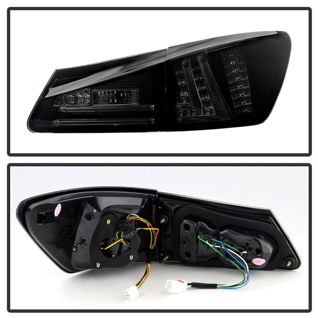Spyder Auto 5080790 LED Tail Lights Fits 06-08 IS250