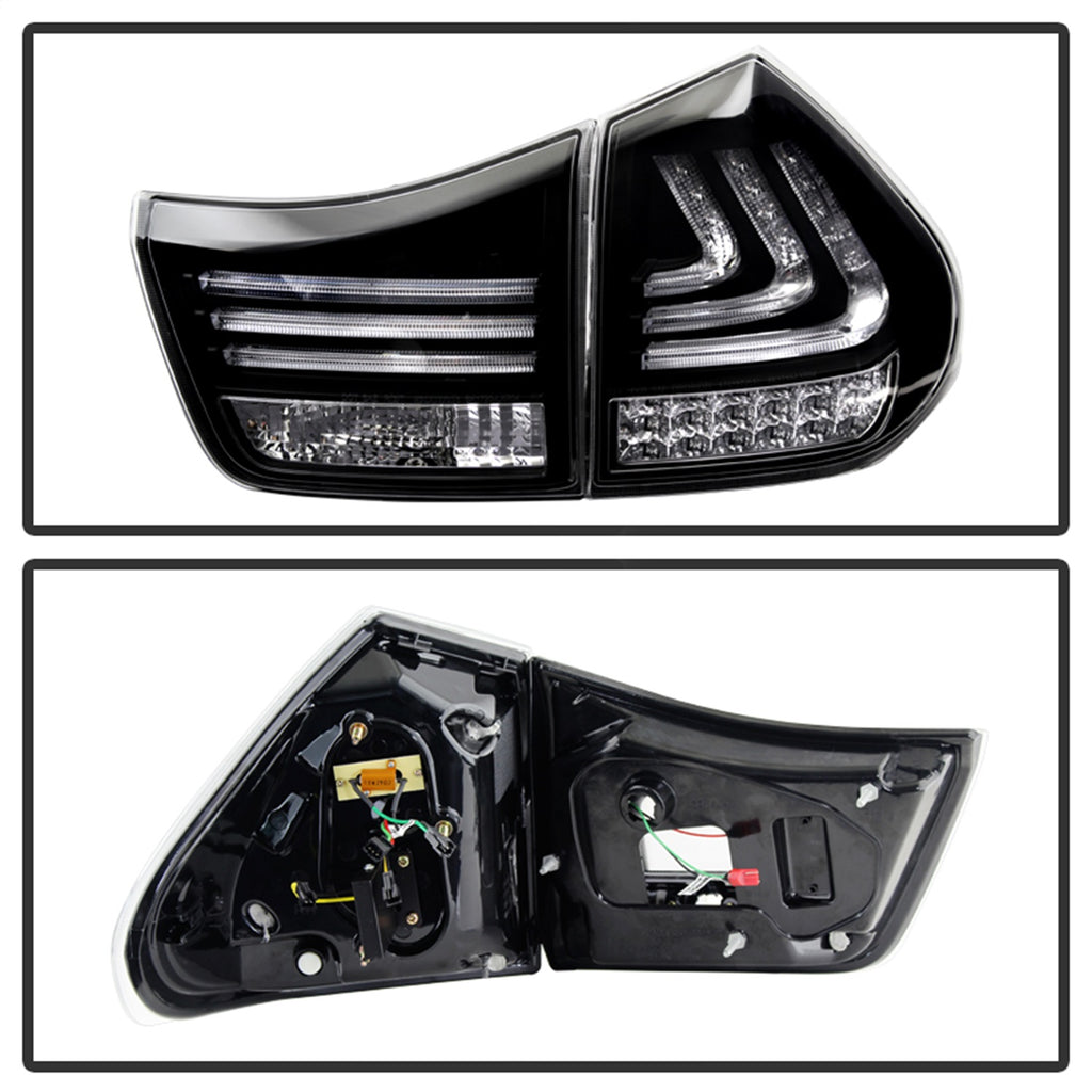 Spyder Auto 5080837 LED Tail Lights Fits 04-09 RX330 RX350