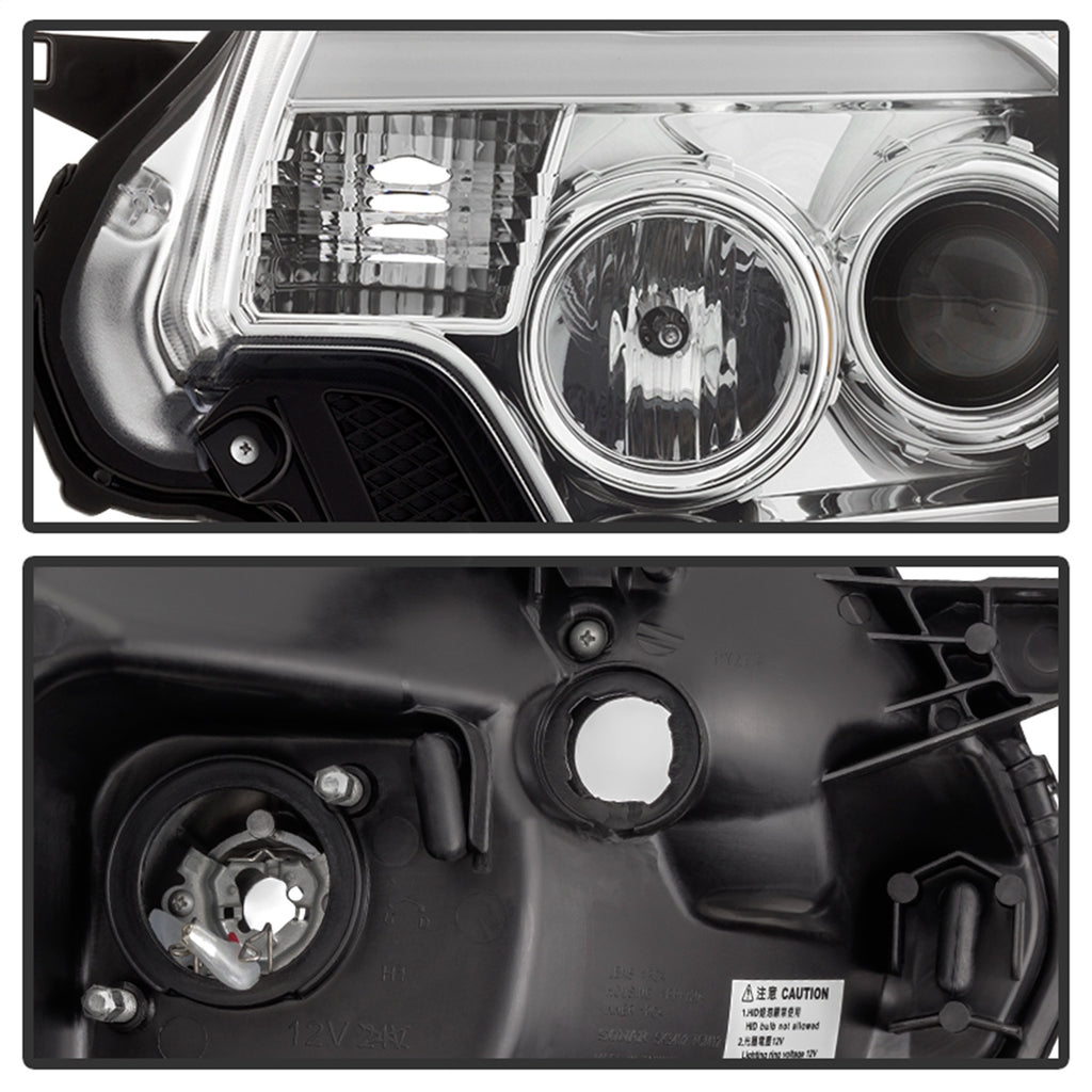 Spyder Auto 5081704 DRL Projector Headlights Fits 12-15 Tacoma