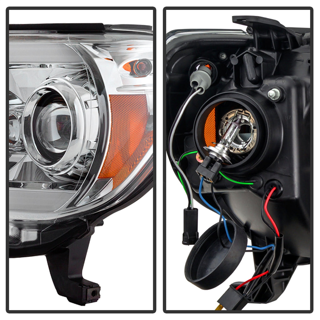 Spyder Auto 5081704 DRL Projector Headlights Fits 12-15 Tacoma