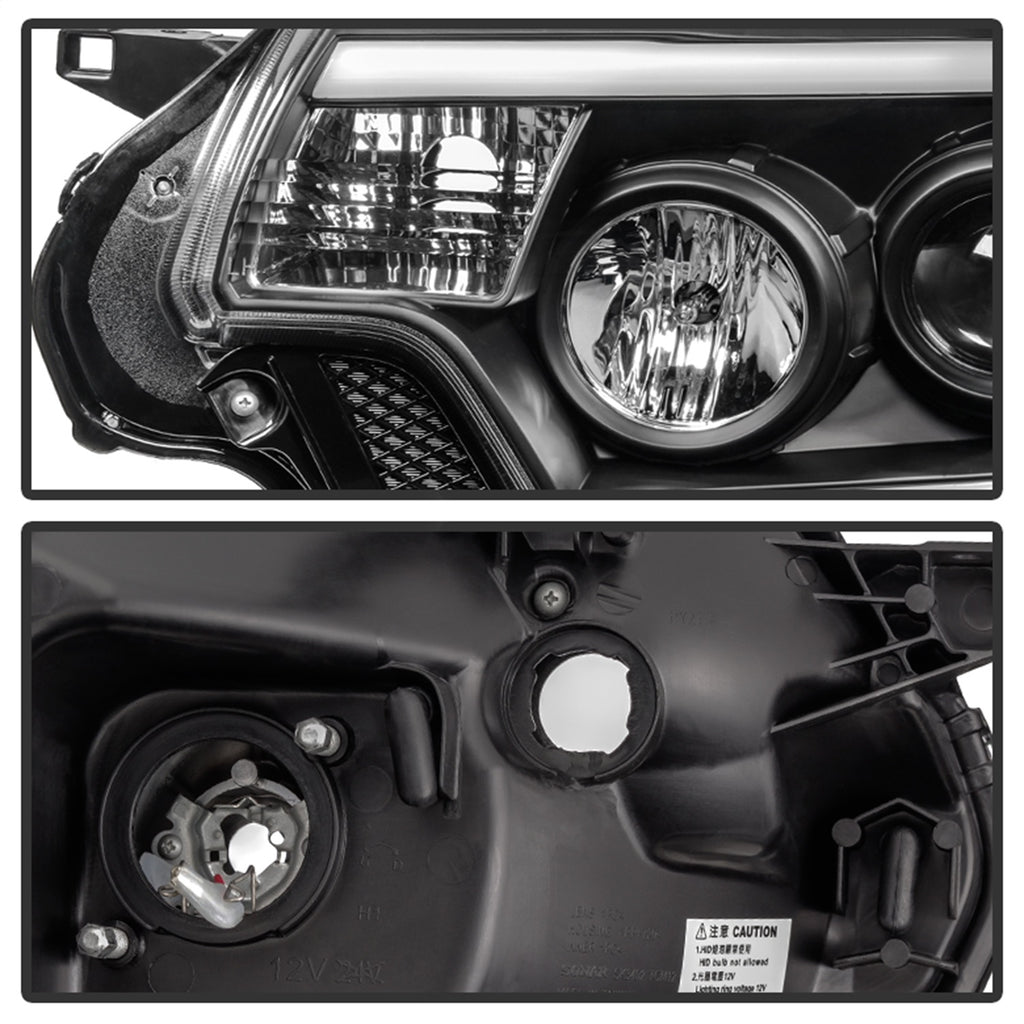 Spyder Auto 5081711 DRL Projector Headlights Fits 12-15 Tacoma