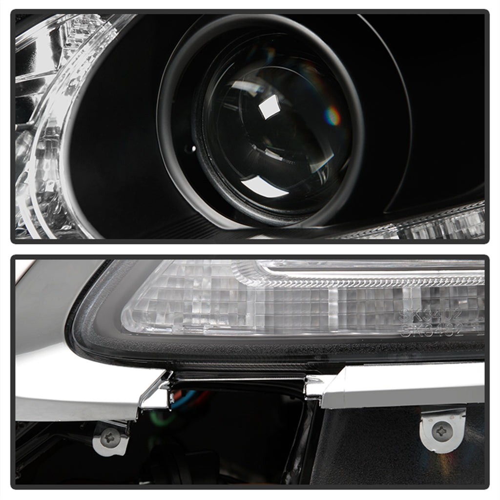 Spyder Auto 5082800 DRL LED Projector Headlights Fits GS300 GS350 GS450h GS460