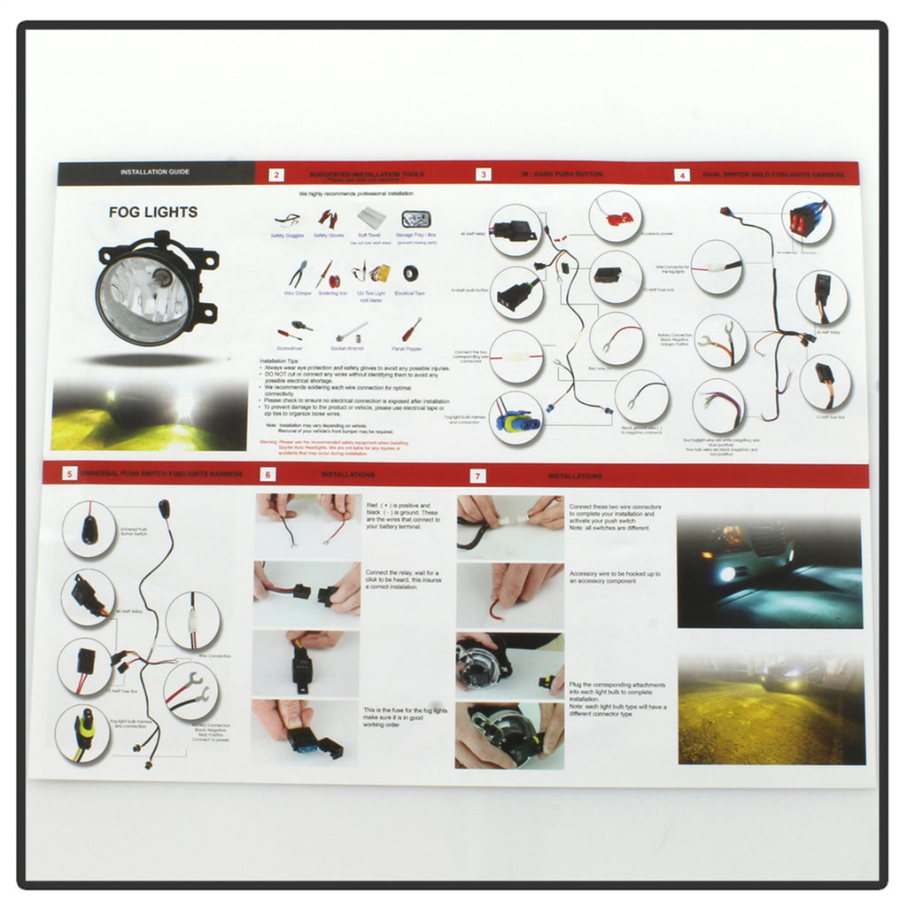 Spyder Auto 5083005 Fog Lights Fits 11-14 F-150