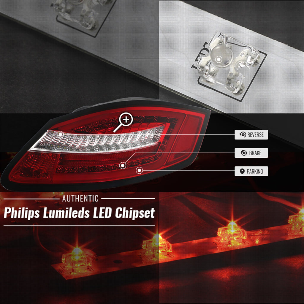 Spyder Auto 5083173 LED Tail Lights Fits 05-08 Boxster Cayman
