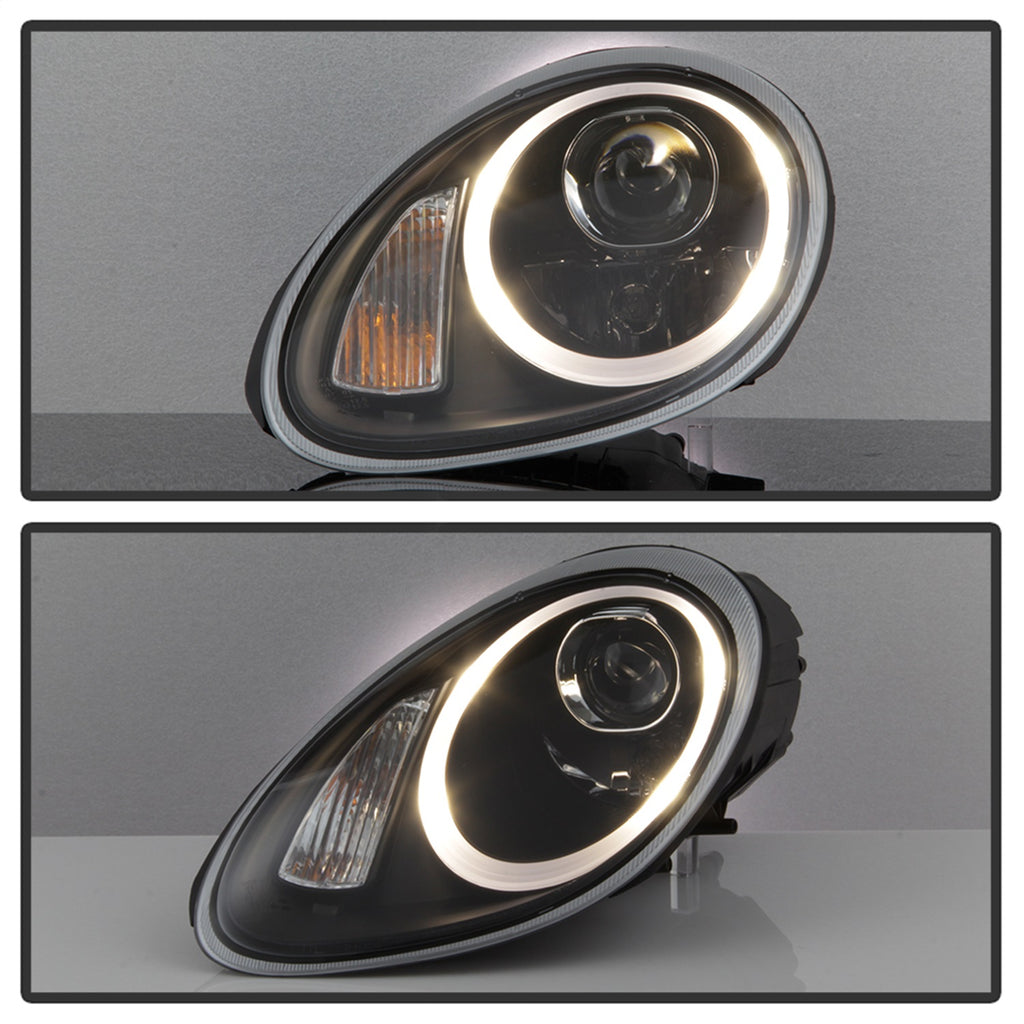 Spyder Auto 5083210 DRL Projector Headlights Fits 06-08 Boxster
