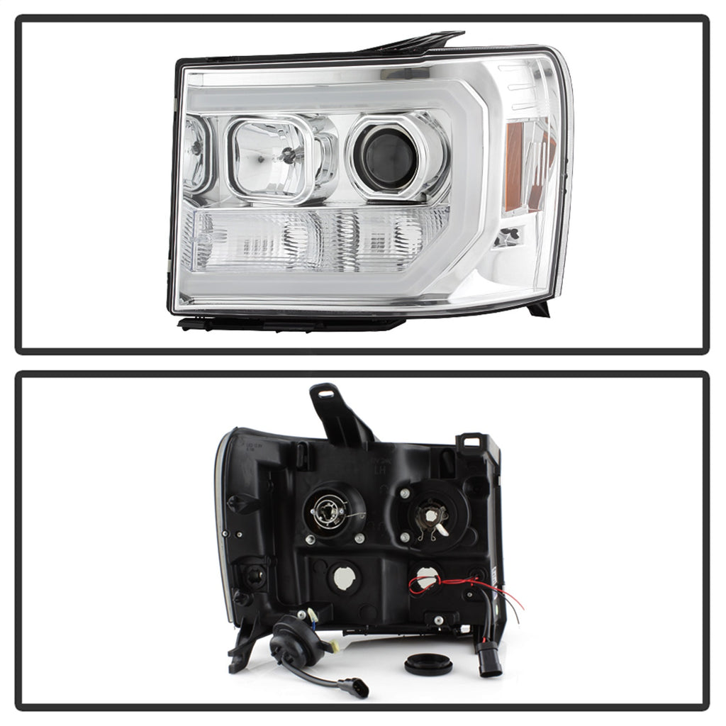 Spyder Auto 5083647 Light Bar DRL LED Projector Headlights