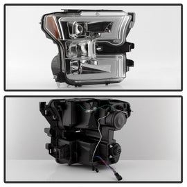 Spyder Auto 5083661 DRL LED Projector Headlights Fits 15-17 F-150