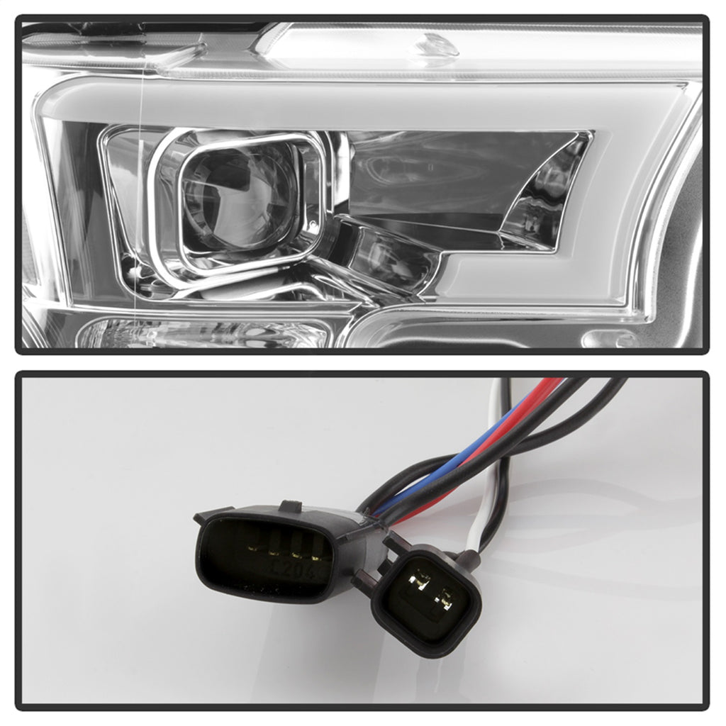 Spyder Auto 5083661 DRL LED Projector Headlights Fits 15-17 F-150