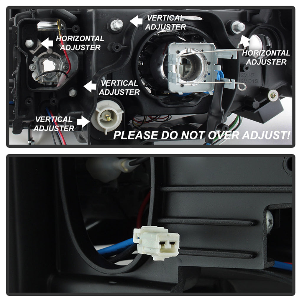 Spyder Auto 5083883 DRL LED Projector Headlights