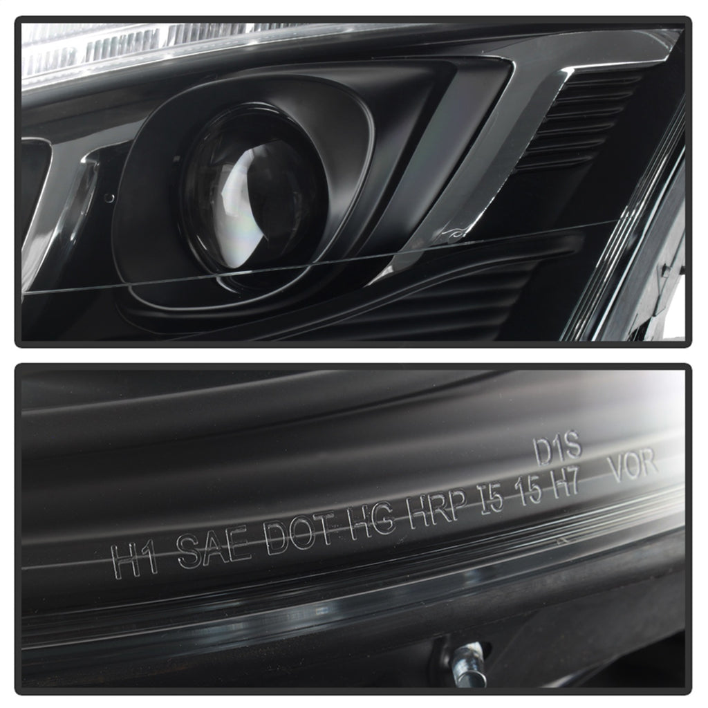 Spyder Auto 5083890 DRL LED Projector Headlights Fits 07-09 S450 S550 S600