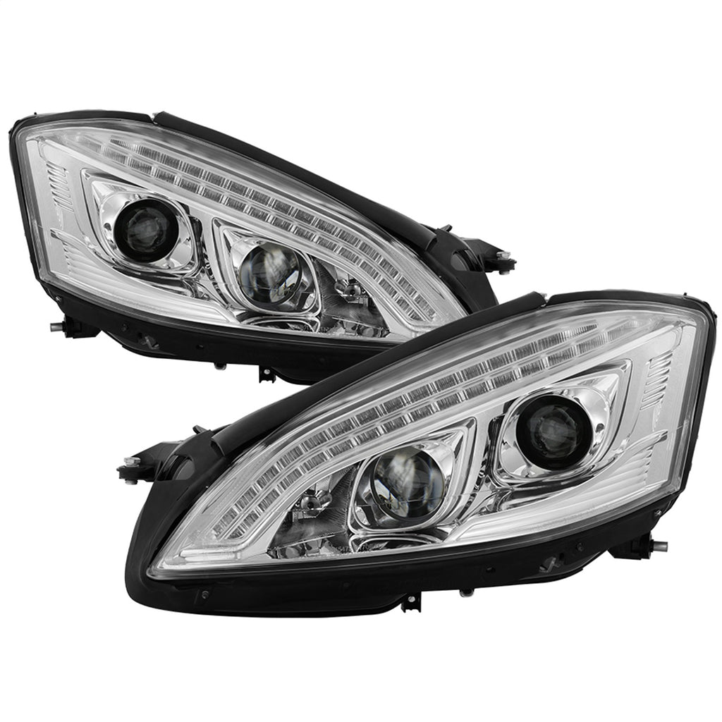 Spyder Auto 5083906 DRL LED Projector Headlights Fits 07-09 S450 S550 S600