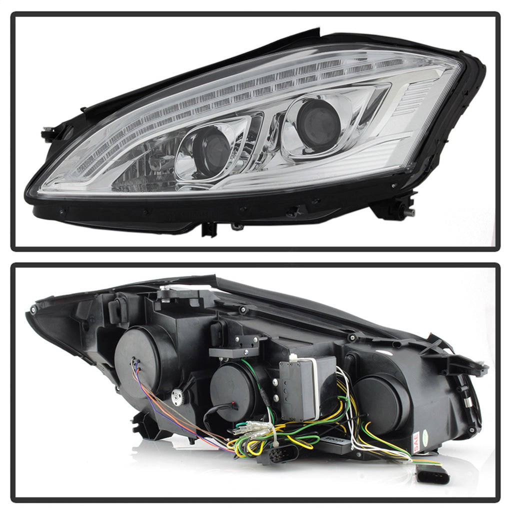 Spyder Auto 5083906 DRL LED Projector Headlights Fits 07-09 S450 S550 S600