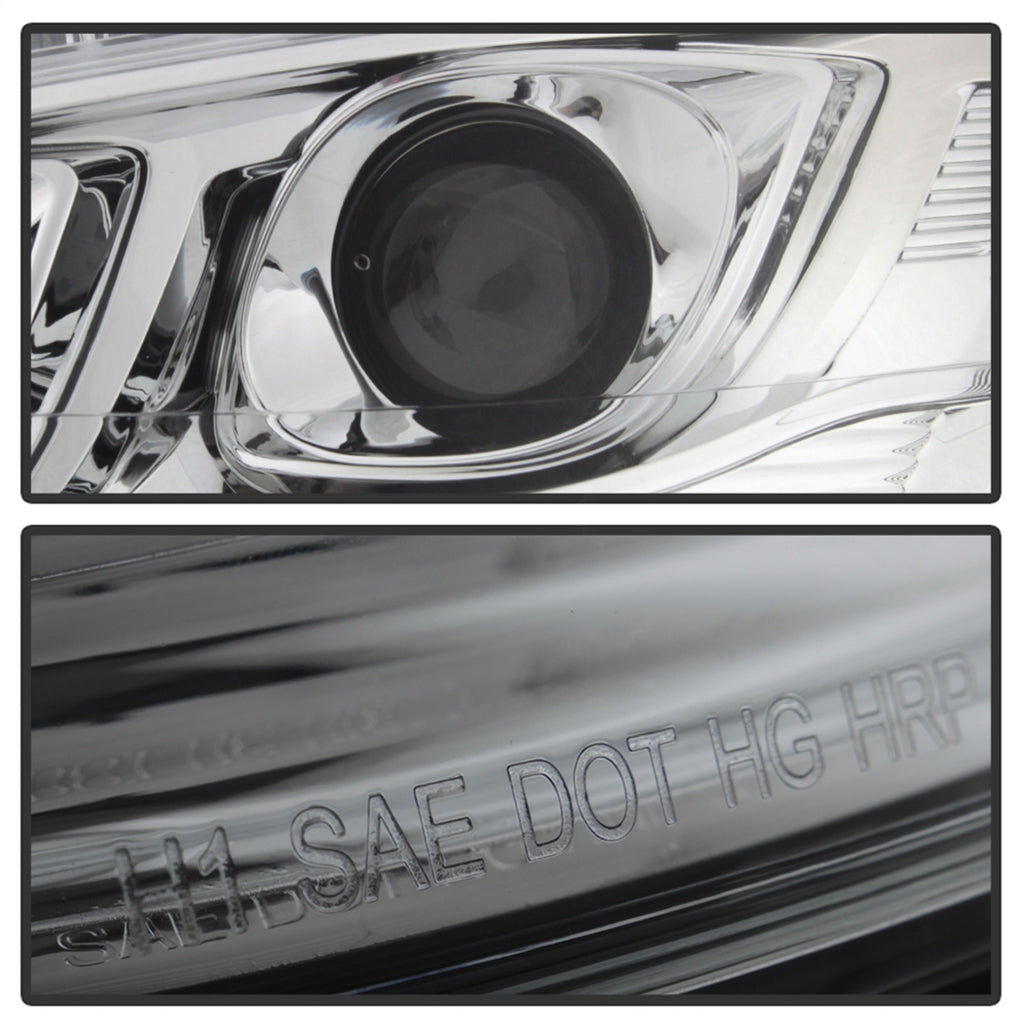 Spyder Auto 5083906 DRL LED Projector Headlights Fits 07-09 S450 S550 S600