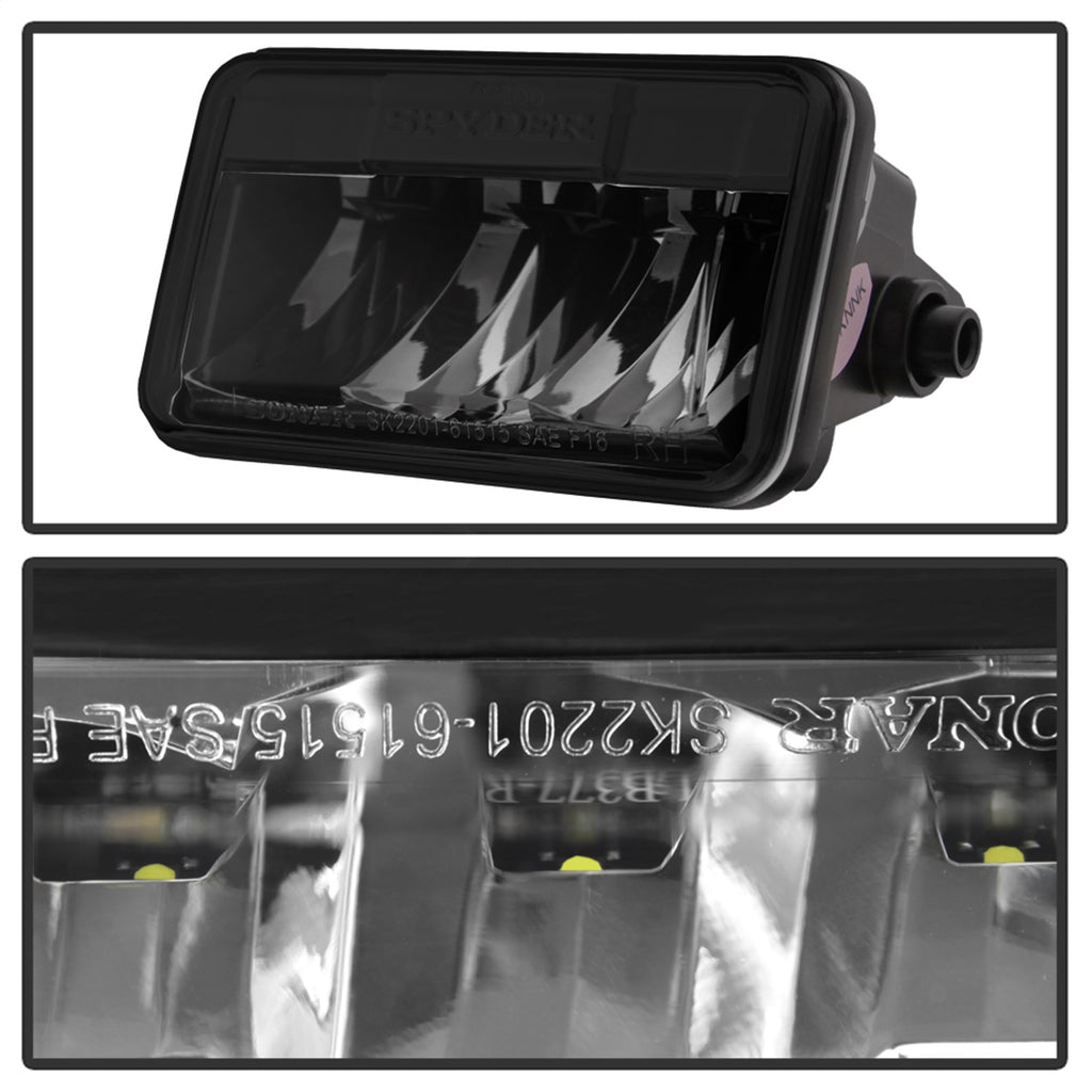 Spyder Auto 5083975 LED Fog Lights Fits 15-16 F-150