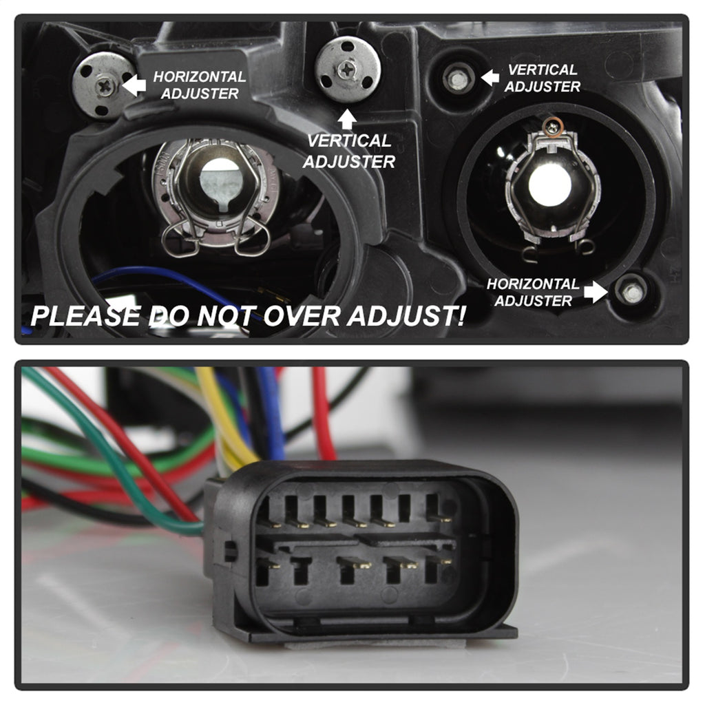 Spyder Auto 5084354 DRL LED Projector Headlights