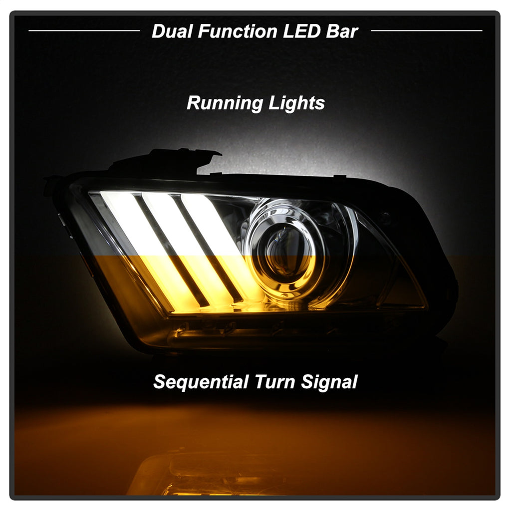 Spyder Auto 5084590 Projector Headlights Fits 10-14 Mustang