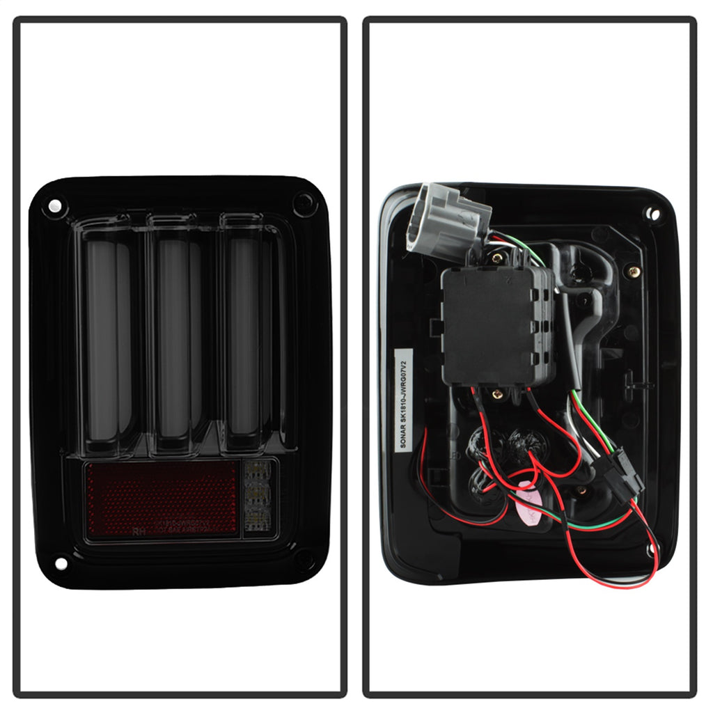 Spyder Auto 5084781 LED Tail Lights Fits 07-18 Wrangler (JK) Wrangler (JL)