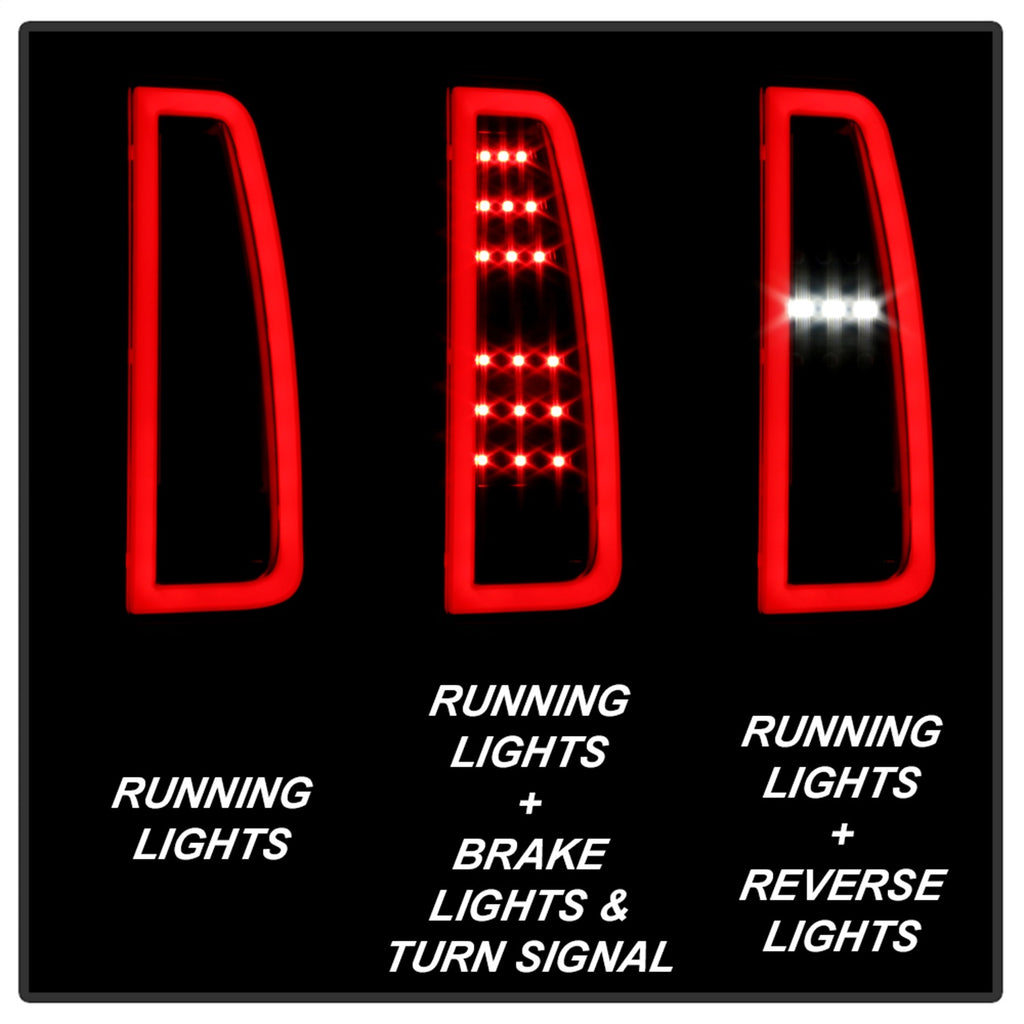 Spyder Auto 5085078 LED Tail Lights Fits Suburban 1500 Suburban 3500 HD Tahoe