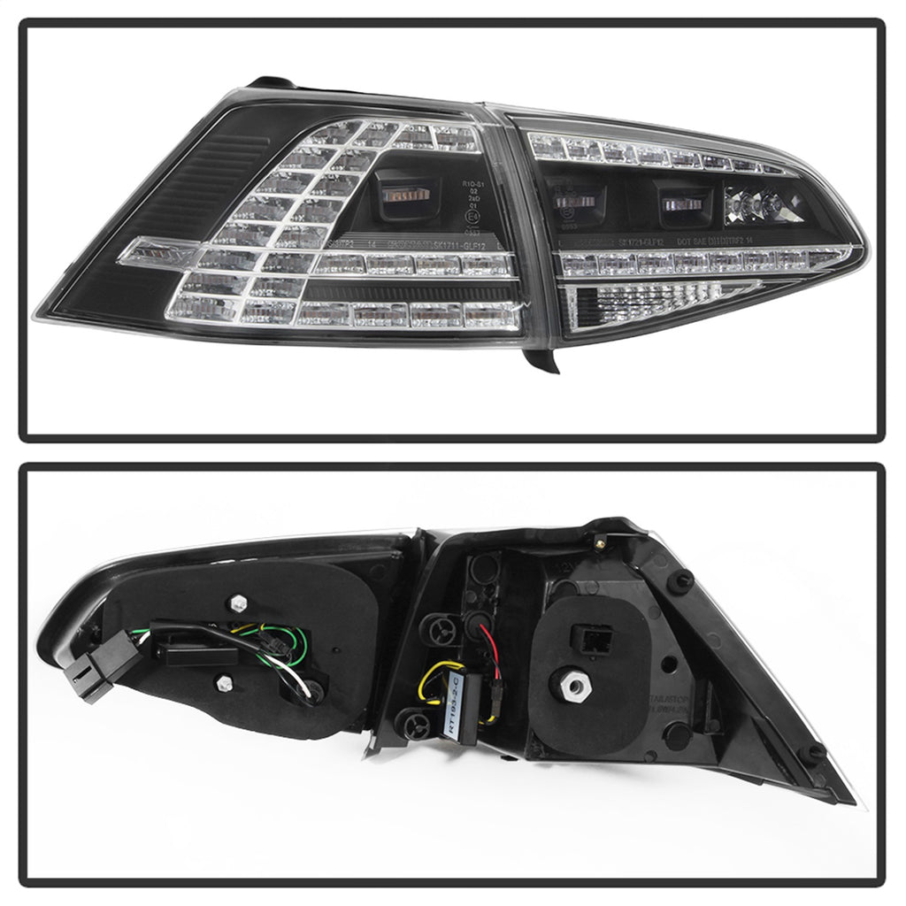 Spyder Auto 5085412 LED Tail Lights Fits 15-17 Golf