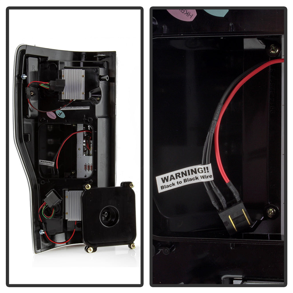 Spyder Auto 5085580 LED Tail Lights Fits 17-18 F-250 Super Duty