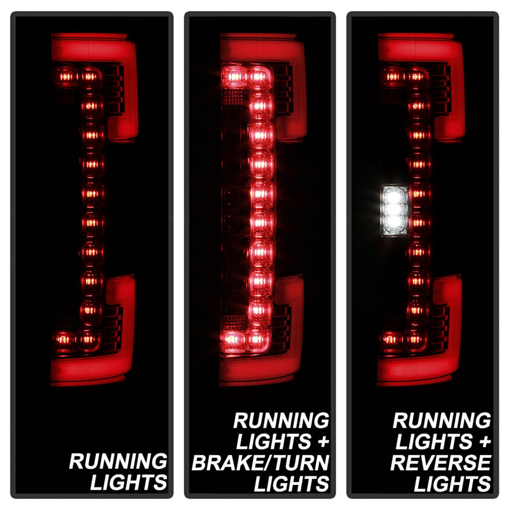 Spyder Auto 5085634 LED Tail Lights Fits 17-18 F-250 Super Duty