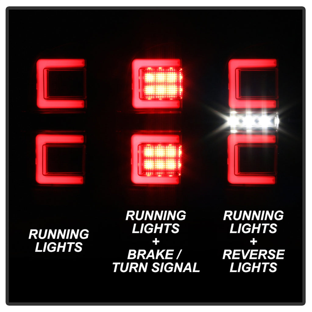 Spyder Auto 5085733 LED Tail Lights Fits 16-17 Tacoma