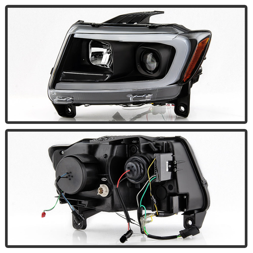 Spyder Auto 5085795 Light Bar Projector Headlights Fits Grand Cherokee (WK2)