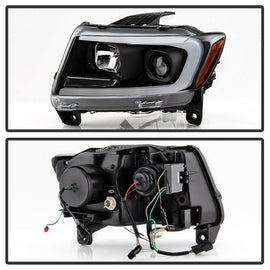 Spyder Auto 5085795 Light Bar Projector Headlights Fits Grand Cherokee (WK2)