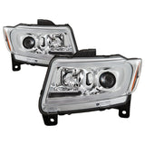 Spyder Auto 5085801 Light Bar Projector Headlights Fits Grand Cherokee (WK2)