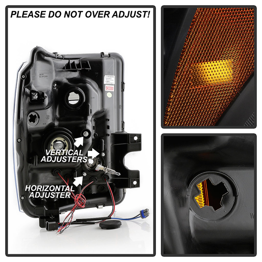 Spyder Auto 5086013 Halo LED Projector Headlights