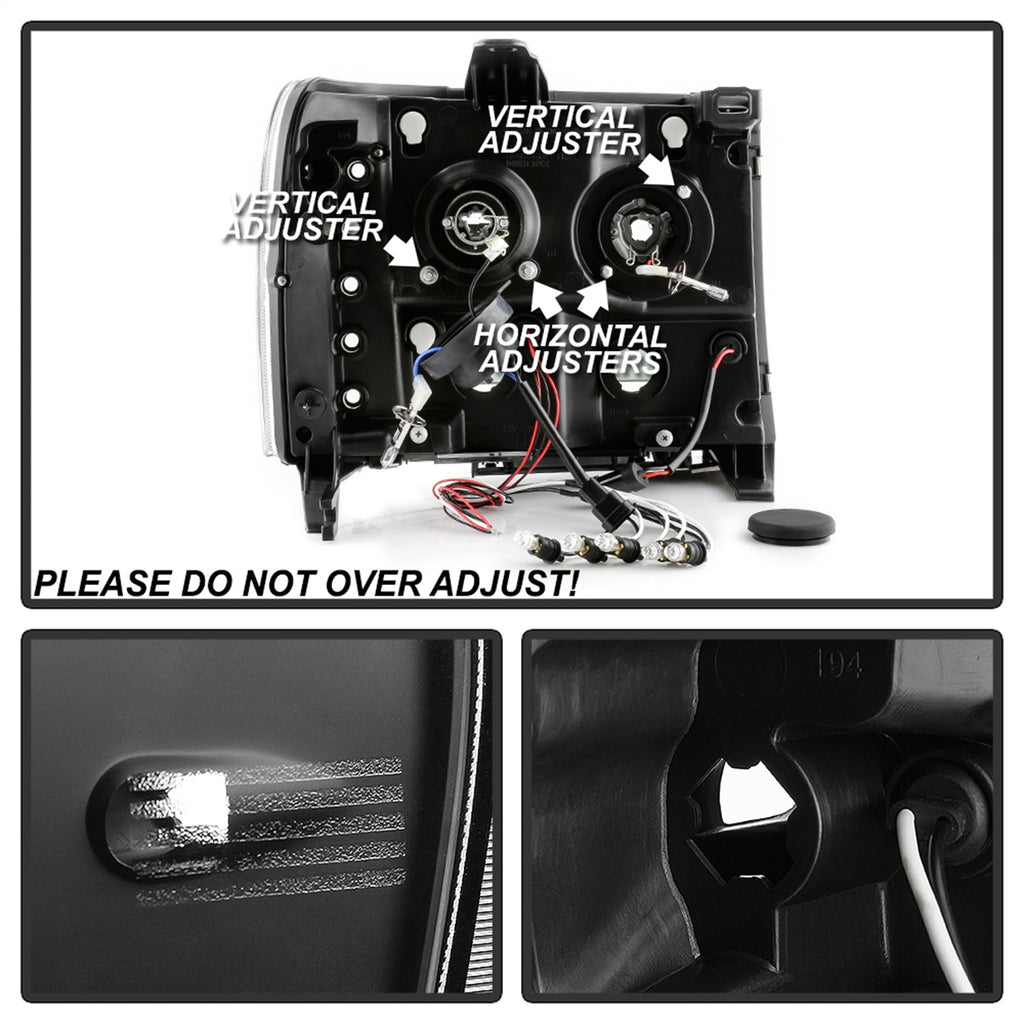 Spyder Auto 5086020 Halo LED Projector Headlights