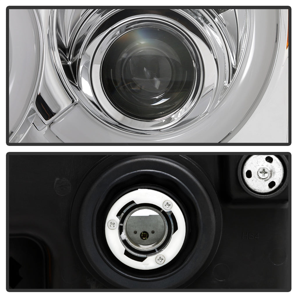 Spyder Auto 5086112 Light Bar Projector Headlights Fits Grand Cherokee (WK)